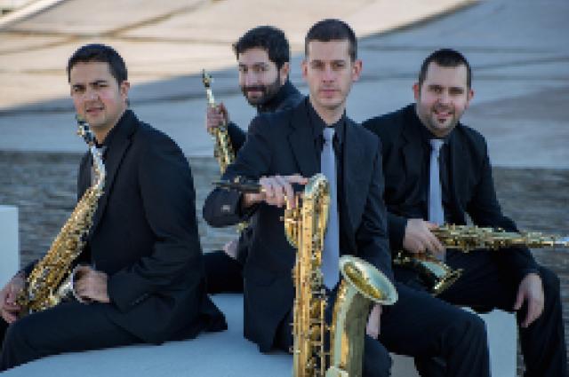 Club Cultural Valle-Inclán e Sociedad Filarmónica de Lugo comparten unha viaxe-concerto a Montederramo co cuarteto de saxofóns Skirion