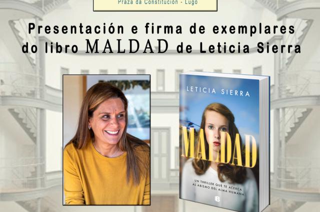 Presentación da novela" Maldad", de Leticia Sierra